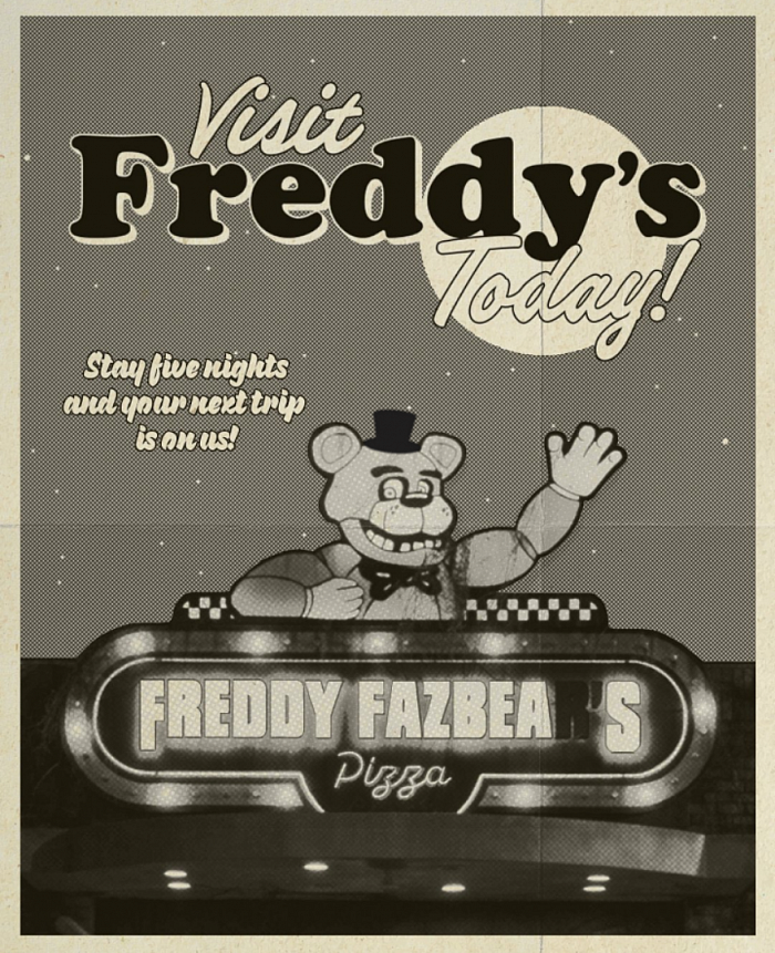 Freddy Fazbear's Pizzeria oldest poster