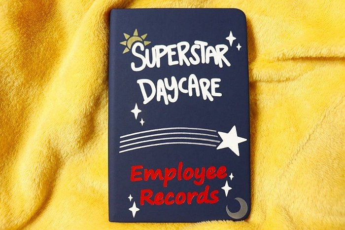 Theirs also a employee VHS tape inside the employee records of the superstar daycare!